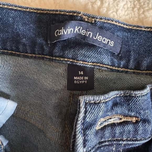 Calvin Klein Jeans Women's Blue Jean Shorts - Picture 3 of 3